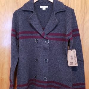 NWT Ruff Hewn Grey Sweater Blazer